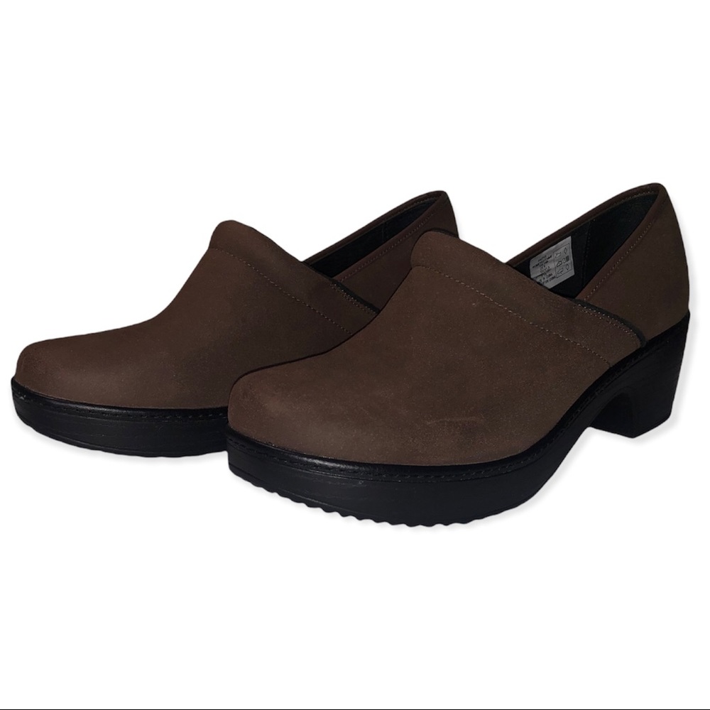 Brown Lands End Clogs 10B - Picture 8 of 12